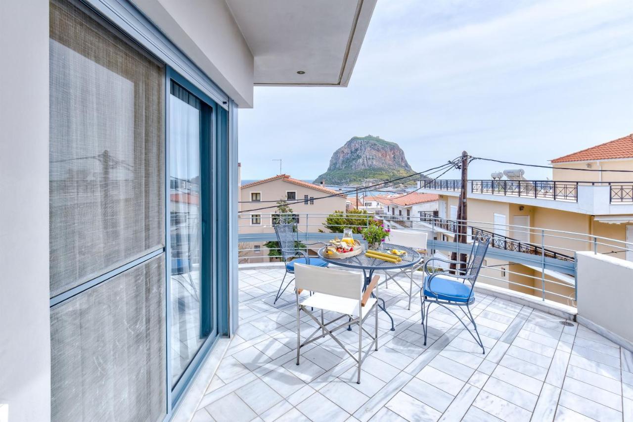 Monemvasia Modern Flat With Panoramic Sea View Esterno foto