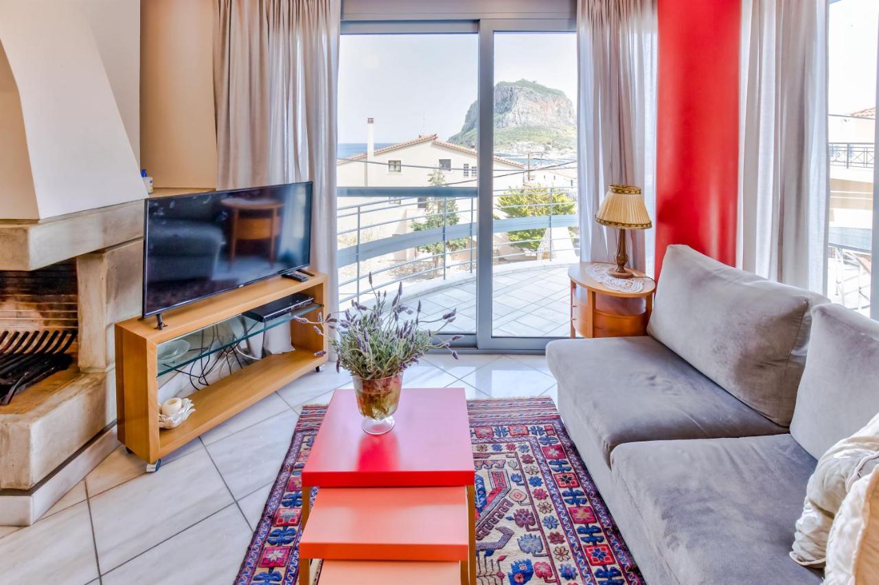 Monemvasia Modern Flat With Panoramic Sea View Esterno foto