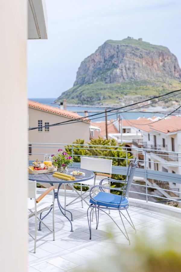 Monemvasia Modern Flat With Panoramic Sea View Esterno foto