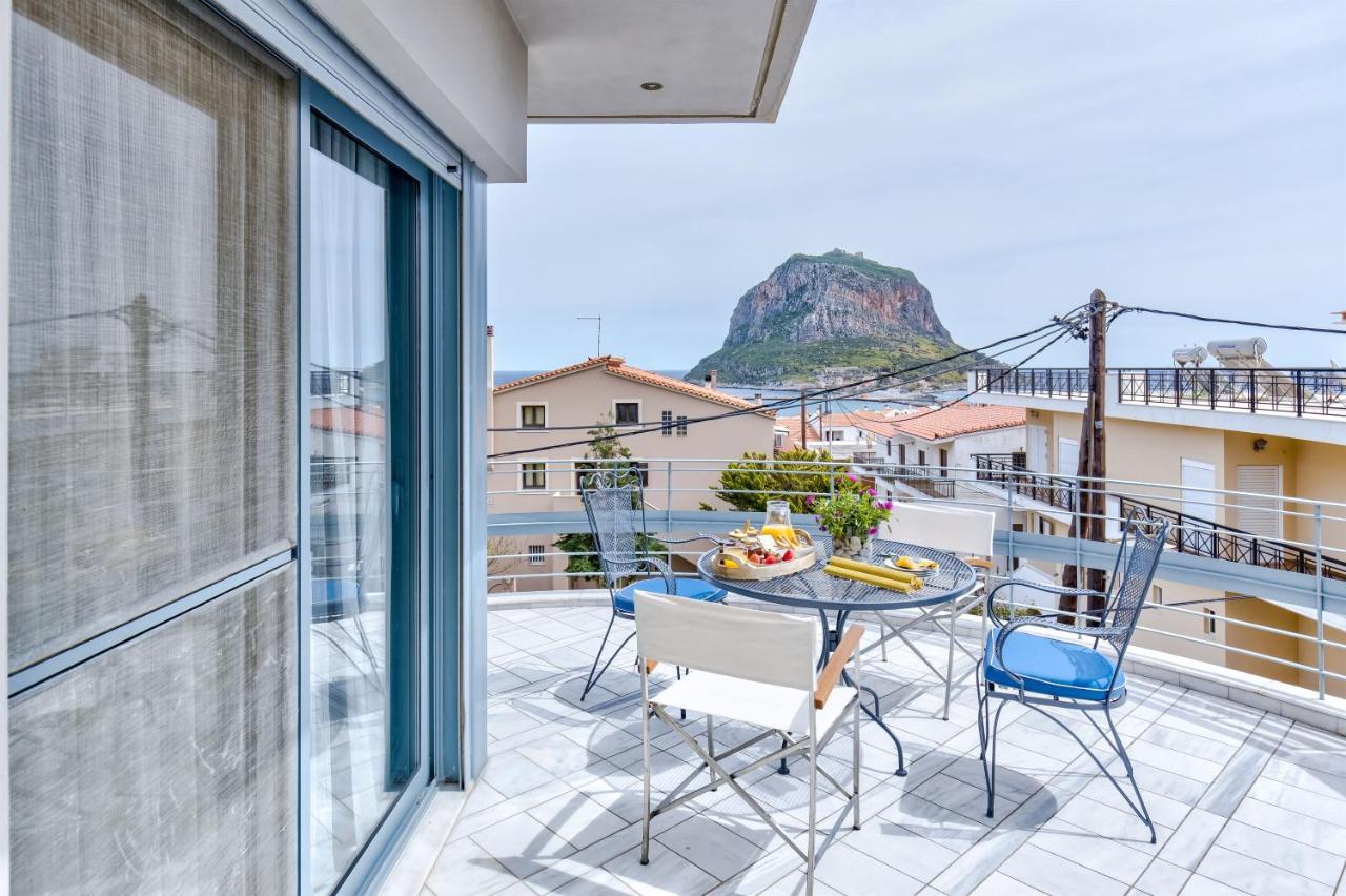 Monemvasia Modern Flat With Panoramic Sea View Esterno foto
